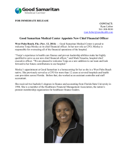 GSMC - CFO - Good Samaritan Medical Center