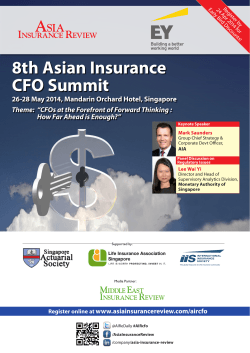 8th Asian Insurance CFO Summit