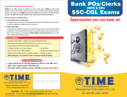 Download T.I.M.E. Brochure for bank courses