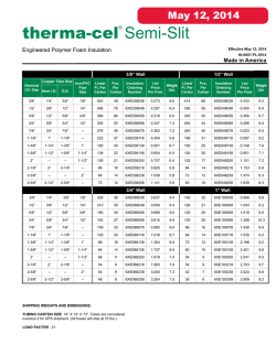 therma-cel® Semi-Slit