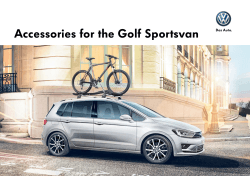 Accessories for the Golf Sportsvan