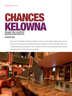 Facility Profile - Chances Kelowna