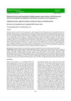 Molecular diversity of bud necrosis disease and its association with