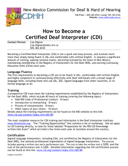 How to Become a CDI - New Mexico Commission for the Deaf