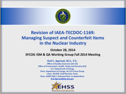 Revision of IAEA-TECDOC-1169