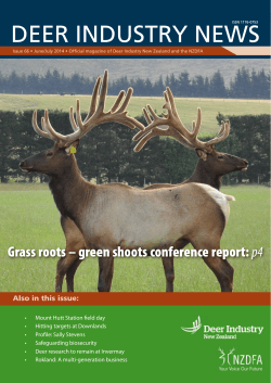 deer industry newsissn 1176-0753