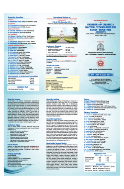 Brochure CEMSEM 2014