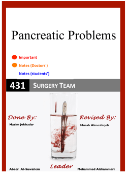 21-Pancreatic problems