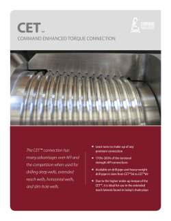 command enhanced torque connection