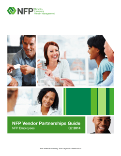 NFP Vendor Partnerships Guide