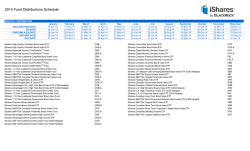 Distribution Schedule 2014