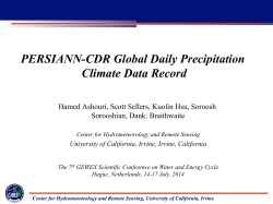 PERSIANN-CDR Global Daily Precipitation Climate Data