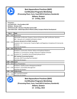BAP - Global Aquaculture Alliance
