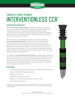 INTERVENTIONLESS CCR™