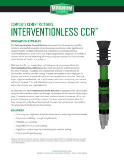 INTERVENTIONLESS CCR&trade;