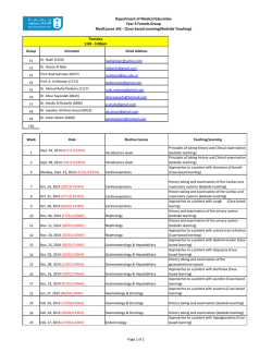 Bedside CBL Female Tuesday Afternoon pdf