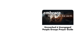 Unreached and Unengaged People Groups Prayer Guide