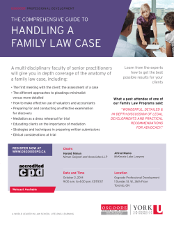 Download Brochure PDF - Osgoode Professional Development