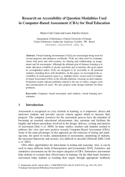 in Computer-Based Assessment (CBA) for Deaf