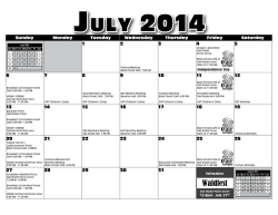 JULY 2014 - the German-American Festival Society!