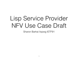 LISP NFV