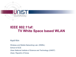 IEEE 802.11af: PHY Specification