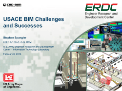 USACE BIM Challenges and Successes
