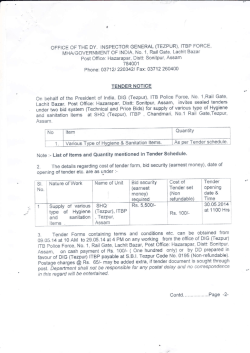 ir"nit g"r"t, post Office: Hazarapar, Distt: Sonitpur, Assam, invites