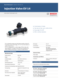 Injection Valve EV 14