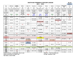 Div 40 - South Bay Peninsula Soccer League