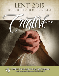 Lent 2015 - Creative Communications
