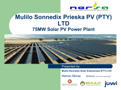 Mulilo Sonnedix Prieska PV