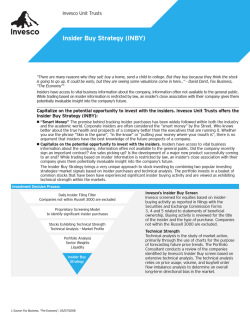 INBY Profile - Insider Buy Strategy Portfolio (PDF)