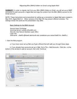 Migrating Blitz (BWA) folders to Gmail using Apple Mail