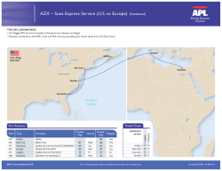 AZX – Suez Express Service (U.S. to Europe) (Eastbound)