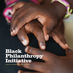 Black Philanthropy Initiative - Arizona Community Foundation
