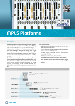 MPLS Platforms