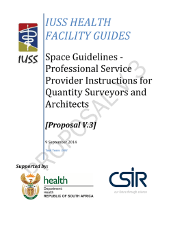Professional Service Provider Instructions for Quantity