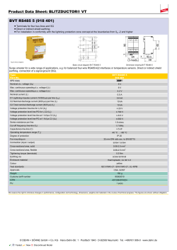 Product Data Sheet: BLITZDUCTOR® VT BVT RS485 5 (918 401)