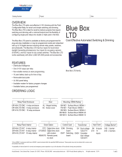 Blue Box LTD - Acuity Brands
