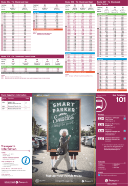 Bus Timetable 101