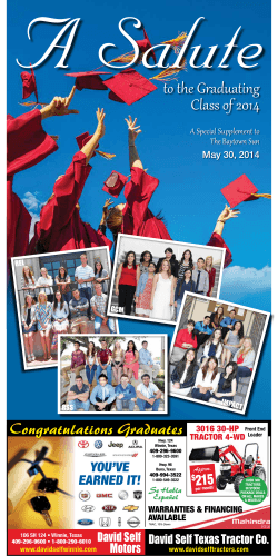 2014 Graduation - The Baytown Sun
