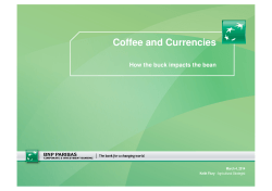 Coffee and Currencies - International Coffee Organization