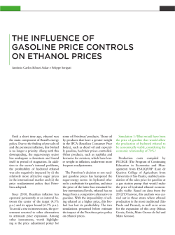 the influence of gasoline price controls on ethanol