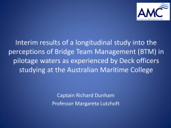 Interim Results of a Longitudinal Study into the