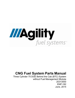 CNG Fuel System Parts Manual