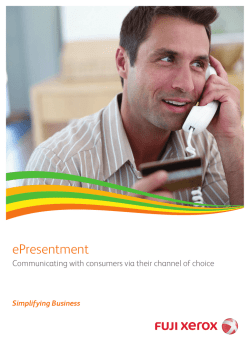 Download brochure - Fuji Xerox Document Management Solutions