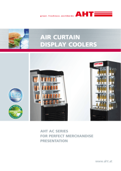 air curtain display coolers aht ac series for perfect