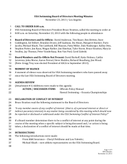Board of Directors Meeting Minutes 2013-11-23