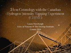 CHIME - COSMO 2014